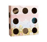 Qzdtue Interactive Puzzle Box Cat Toy, Automatic Feather Teaser with Whack-a-Mole Feature, Perfect Kitten Entertainment Solution, Stimulating for Indoor Feline Fun Search Terms