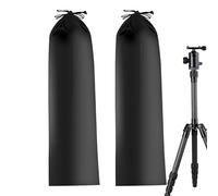Qzdtue Long Drawstring Bag, 2 x Hiking Poles Carrying Bag 21 x 60 cm, Outdoor Travel Organizer Supplies, Waterproof Nylon Stuff Pouch for Tent Poles, Trekking Sticks, Tripod, Umbrella, Multicolored,