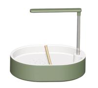 Qzdtue Parrot Bath Parakeet Bird Fountain Water Feature for Small Birds, Indoor Lovebird Cockatiel Finches Bathing Station with Easy Cleaning and Splash Guard, Conure Pool for Fun Hydration