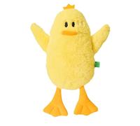 Qzdtue Plush Cat Toy, Crinkle Sound Figure, Interactive Teething Companion, 15.35x11.02x1.18 inches, Soft Bite-Friendly Texture, Engaging Play Design, Ideal for Garden, Living Room, Yard