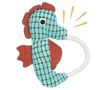 Qzdtue Plush Squeak, Dog Toys, Sea Animal Chew Plush, 7.48 x 9.84 inches, Cotton, Interactive Play, Crinkle Paper Inside, Perfect for Pet Entertainment and Aggressive Chewers