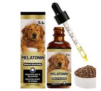 Qzdtue Sleep Aid for Dogs, 60ml Natural Oil Sleeping Drops, Calming Pet Solution, Design with Easy Dispense, Pet Accessory with Relaxation Support, Travel Separation Grooming Use