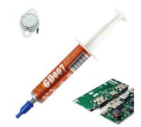 Qzdtue Thermal Paste - Conductive Paste for Laptop - Silicone Conductive Grease in Tube Syringe for Electronic Components Home CPU Printer