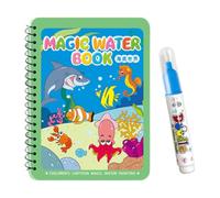 Qzdtue Water Drawing Book, Educational Painting Set, Reusable Water Art 5.35x7.24 inches, Pages, 1-3 Years, for Toddler Learning Birthday Easter Use, Boosts Artistic Creativity