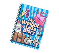 Qzdtue Weight Log | Workout Journal for Gym | 12 Week Interactive Notebook for Fitness, Diet, Food, Home Workout, Gym, Running and Athletes
