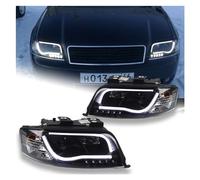 QZEOXBUP Car Styling Head Lamp Compatible For A6 Headlights 1999-2004 A6 C4 Headlight DRL Bi Xenon Head Lamp Auto Accessories(Headlight Xenon)