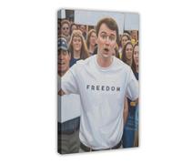 QZFNCOYU Freedom And Justice for Charlie Kirk Poster Canvas Poster Bedroom Decor Landscape Office Room Decor Gift 24x36inch(60x90cm)