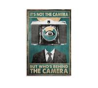 QZFNCOYU Photography Camera Vintage Art Poster Canvas Poster Wall Art Decor Print Picture Paintings for Living Room Bedroom Decoration 12x18inch(30x45cm)
