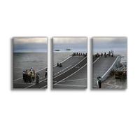 QZFNCOYU Royal Ark Aircraft Carrier Poster Canvas Poster Wall Art Decor Print Picture Paintings for Living Room Bedroom Decoration 12x18inch(30x45cm)