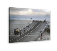 QZFNCOYU Royal Ark Aircraft Carrier Poster Canvas Poster Wall Art Decor Print Picture Paintings for Living Room Bedroom Decoration 12x18inch(30x45cm)