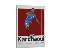 QZFNCOYU Sakina Karchaoui French Defender Football Art Poster Canvas Poster Bedroom Decor Landscape Office Room Decor Gift 08x12inch(20x30cm)