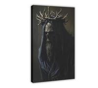 QZFNCOYU Shadow Art of The Netherworld Poster Canvas Poster Wall Art Decor Print Picture Paintings for Living Room Bedroom Decoration 24x36inch(60x90cm)