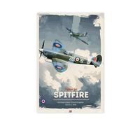 QZFNCOYU Supermarine Spitfire Poster Art (2) Canvas Poster Bedroom Decor Landscape Office Room Decor Gift 12x18inch(30x45cm)