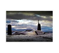 QZFNCOYU The Revenge Submarine Art Poster Canvas Poster Wall Art Decor Print Picture Paintings for Living Room Bedroom Decoration 20x30inch(50x75cm)