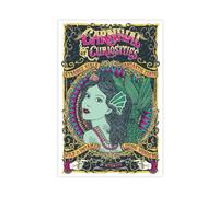 QZFNCOYU Vintage Circus Mermaid Poster Canvas Poster Bedroom Decor Landscape Office Room Decor Gift 08x12inch(20x30cm)