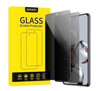 QZGWDY 2 Pieces Xiaomi 12T/12T Pro Anti-Spy Screen Protector, Tempered Glass Privacy Screen Protector 9H Hardness, Bubble-Free, Scratch Resistant