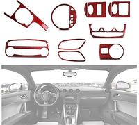 QziH for Audi TT 8J MK2 MK3 MK1 8N TTRS 2008-2014 Car center console dashboard sticker interior,Center Console Decorative Stickers,B-Right Hand Drive