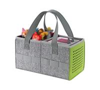 qzjijosen Carrying Case for Toniebox Starter Set,Portable Travel Carrying Felt Cloth Case for Tonie Box,Storage Bag with Extra Space for Tonies Figures&Characters,Charger,Headphones (Green)