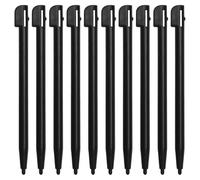 QZKJQDD 10Pcs Nintendo 3ds Stylus, Black Replacement Stylus, Touch Screen Pens, Screen Stylus Pen Plastic Replacement Stylus Touch Pen Compatible with Nintendo XL LL Wii U NDSL