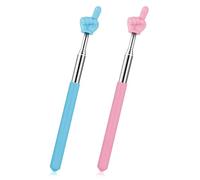 QZKJQDD 2 Pcs Teacher Pointer Stick, Cute and Retractable Finger Pointer Stick, Suitable for Classroom Retractable Hand Pointer, Mini Classroom Pointer for Primary School and Kindergarten Teachers
