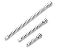 QZKJQDD 3 PCS Drill Bit Extender Set, 1/4" Extension Bar Set, Drill Bit Holder, 50/100/150MM Drill Extension Bit Holder, for Improved Access to confined or recessed Fasteners in Mechanical