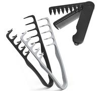 QZKJQDD 3 Pcs Texture Comb, Wide Tooth Combs, Styling Comb with Texture, Nowavibe Magic Combs, Hair Combs for Men and Women-Professional Use in Salons and Barber Shops