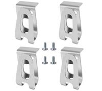 QZKJQDD 4 Pack Impact Driver Belt Hook, Electric Drill Belt Clip Replacement Hooks Clips Tools, Replacement Belt Hooks Clips, Clip Drill Clip Hook Tool with Screws for Makita Impact Drills Tools