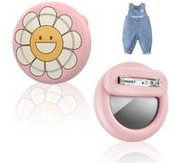 QZKJQDD Compatible with Air-Tag Holder for Kids Hidden Case, Cute Sunflower Air-Tag Tracker for Kid, Hidden Kids Holder with Invisible Pin, Anti Lost, tracker for kids, for Children, Elderly, Luggage