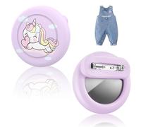 QZKJQDD Compatible with Air-Tag Holder for Kids Hidden Case, Cute Unicorn Air-Tag Tracker for Kid, Hidden Kids Holder with Invisible Pin, Anti Lost, tracker for kids, for Children, Elderly, Luggage