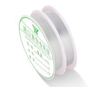 QZKJQDD Jewellery Wire, 2 Roll 0.2 mm Copper Wire for Jewellery Making, 20 m/Roll, Jewellery Wire, Copper Wire for DIY Artistic Floral Crafts, Modelling Making and Crafts, Jewellery Making Supplies