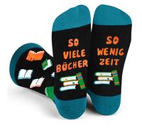 QZOSZ Funny Socks with Saying on Sole, Colourful Socks Gift for Bookworms Teacher Cool Funny Socks Gifts for Women Men for Birthday Christmas, Green