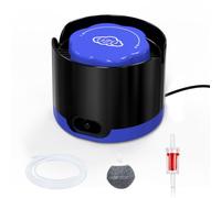 QZQ Aquarium Air Pump, Quiet Fish Tank Air Pump with Single Outlet, Powerful Adjustable Oxygen Pump with Accessories, Aquarium Bubbler Aerator for Fish Tank up to 20 Gallon (2W)