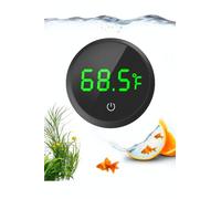 QZQ Fish Tank Thermometer Aquarium Thermometer Wireless Touch Stick Digital Aquarium Thermometer LED Display ±1°F for Monitoring The Fish Tank Aquarium Temperature Accessories (Black)