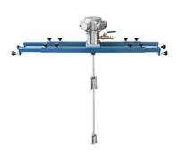 QZQJUILU IBC Air Agitator, 1/2HP Pneumatic Tank Mixer Machine, 1000L Paint Stirring Machine, Mixing Rod Length 880MM, Impeller Diameter 250mm, for Ink Dissolver Agitator