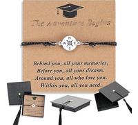 qzqRuuchaen 2025 Graduation Gifts for Her/Him - Adjustable Bracelet Comes in Cap Box with Quote Cards - for High School/College/Middle School Grads