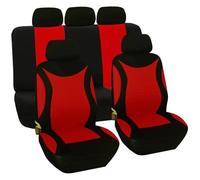 QZQXEMEDQ Car Seat Cushion Cover For C3 For AIRCROSS II For Citroen C1 For Ds3 C4 Ds4 Black Pink Car Seat Covers Support Cushion Protecto(Red)