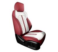 QZQXEMEDQ Car Seat Cushion Cover For Civic 2006-2011 Car Seat Cover Interior Full Set Automobiles Custom Leather Support Cushion Protecto(Red,SE)