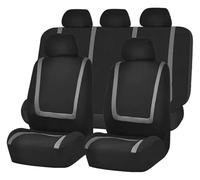 QZQXEMEDQ Car Seat Cushion Cover For Cruze For Aveo For T300 For Malibu 2008 Car Seat Set Support Cushion Cover Protecto(Gray Full Set)