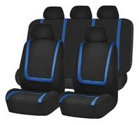 QZQXEMEDQ Car Seat Cushion Cover For Fiat For Punto For Ottimo For Sedici For Cronos Car Seat Support Cushion Cover Protecto 9pcs Set Front Rear(9pcs Set Blue)