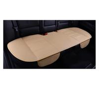 QZQXEMEDQ Car Seat Cushion Cover For Most Four-Door Sedan SUV Car Seat Support Cushion Cover Protecto Protection Single Without Backrest PU Leather(1pcs back Beige)