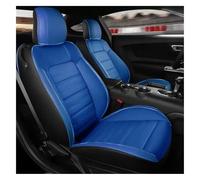 QZQXEMEDQ Car Seat Cushion Cover For Mustang 2015 2016 2017 2018 2019 2020 2021 2022 Car Seat Support Cushion Cover Protecto Custom Full Set Durable(Blue Black1)