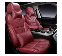 QZQXEMEDQ Car Seat Cushion Cover For N&issan For Quest For Patrol For Y61 Y62 Y60 Custom Leather Car Cover 7 Seats Support Cushion Protecto(Wine Red Lux)