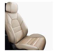 QZQXEMEDQ Car Seat Cushion Cover For VW For Passat B7 2011 2012 2013 2014 Car Seat Support Cushion Cover Protecto Leather Interior Full Set Custom(Beige)