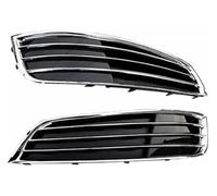 QZQXEMEDQ For A8 D4 2010 2011 2012 2013 2014 4H0807679 4H0807680 Car Front Fog Light Grille Left Right Lamp Grill Cover car fog lights bumper grilles