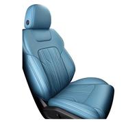 QZQXEMEDQ For Accord 2003 2004 2005 2006 2007 Car Seat Support Cushion Cover Protecto Custom Waterproof Faux Leather Car Seat Cushion Cover(Light Blue,SE)