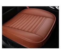 QZQXEMEDQ For Cushions Protecto PU Leather Pad Mat Chair Cushion Car Front Seat Cover Breathable Support Car Seat Cushion Cover(1 Front Orange)