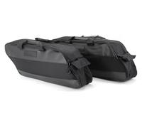 QZQXEMEDQ Travel Tail Bag for Touring for Road for King for Electra for Street for Glide for Ultra for Tour for FLTR Motorcycle Rack Liner Luggage Saddle Bag(2 pc)