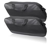 QZQXEMEDQ Travel Tail Bag for Touring for Road for King for Electra for Street for Glide for Ultra Motorcycle Luggage Saddle Rack Liner Bag(2 pc)