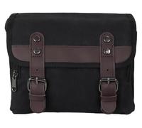 QZQXEMEDQ Travel Tail Bag Motorcycle Saddle Bag Waterproof Motorbike Side Large Capacity Saddlebags Canva Backpack Luggage Saddle(Black)