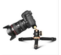 QZSD Q166Z Camera Tripod Mini Portable Tripods Multifunction Aluminium Tripod For SLR Camera 2 Section Leg With Quick Release